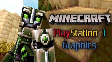 PlayStation 1 Graphics in Minecraft (Minecraft PSX Shader Pack)
