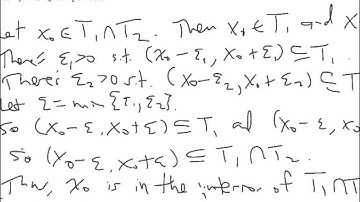 Proofs from Homework 2 (Part 1 of 2)