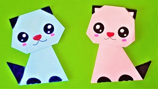 Origami cat/ Crafts for children/ origami for beginners/Easy Paper Crafts 777