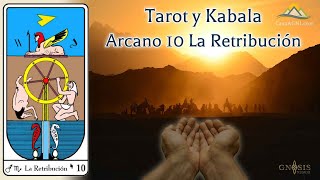 10 ARCANO Nº10 LA RETRIBUCIÓN,  Tarot y Kabala