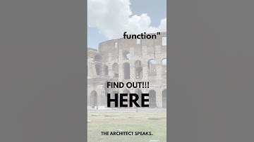 FORM FOLLOWS FUNCTION. WHAT DOES THAT MEAN?