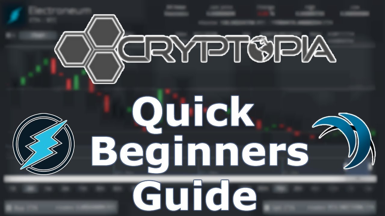 Cryptopia Exchange - My Quick Beginners Guide!!! Check It Out!!