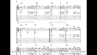IBU BILANG PAKAI INI DULU BIAR MEREKA MAU MAIN Easy Guitar Fingerstyle