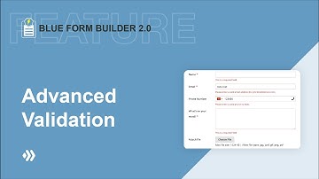 Advanced Validation | Blue Form Builder 2 | Magento 2 Form Builder