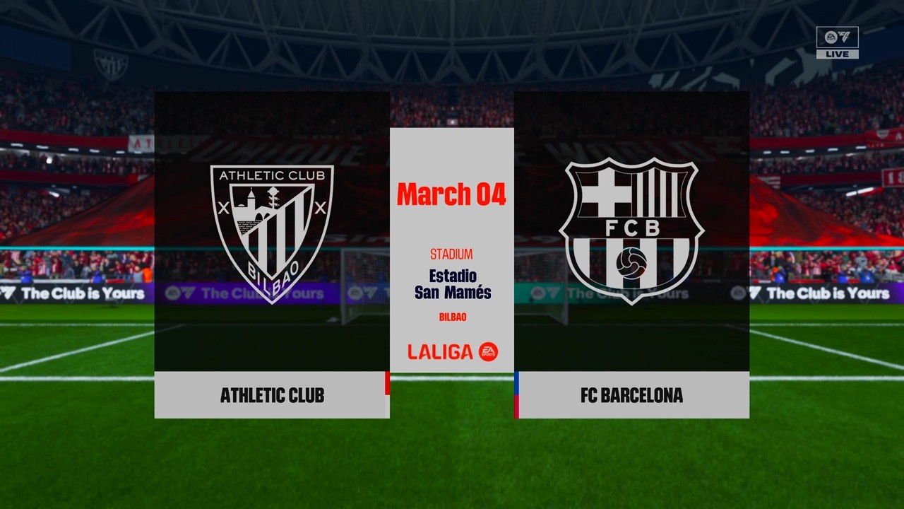 FC 26 - Athletic Club vs. Barcelona - LaLiga 25/26 Full Match [4K60 ...