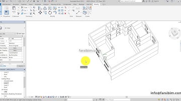 آموزش رویت معماری-فصل 2 قسمت 5 دیوارهای طبقه همکف  - Revit Architecture