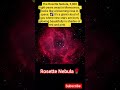 The Rosette Nebula — A Cosmic Flower in Space🌌#RosetteNebula #Nebula #SpaceFacts #Astronomy #Galaxy