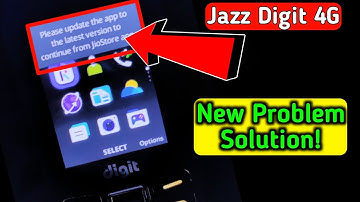 jazz digit 4g Kaios store Problem Solution | digit 4g update to app latest version Problem solve
