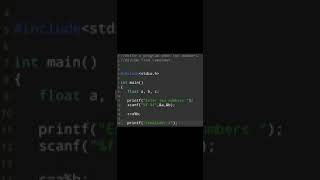 #26| C Programming Language Tutorial |Coding Exercise27 #shorts #Clanguage