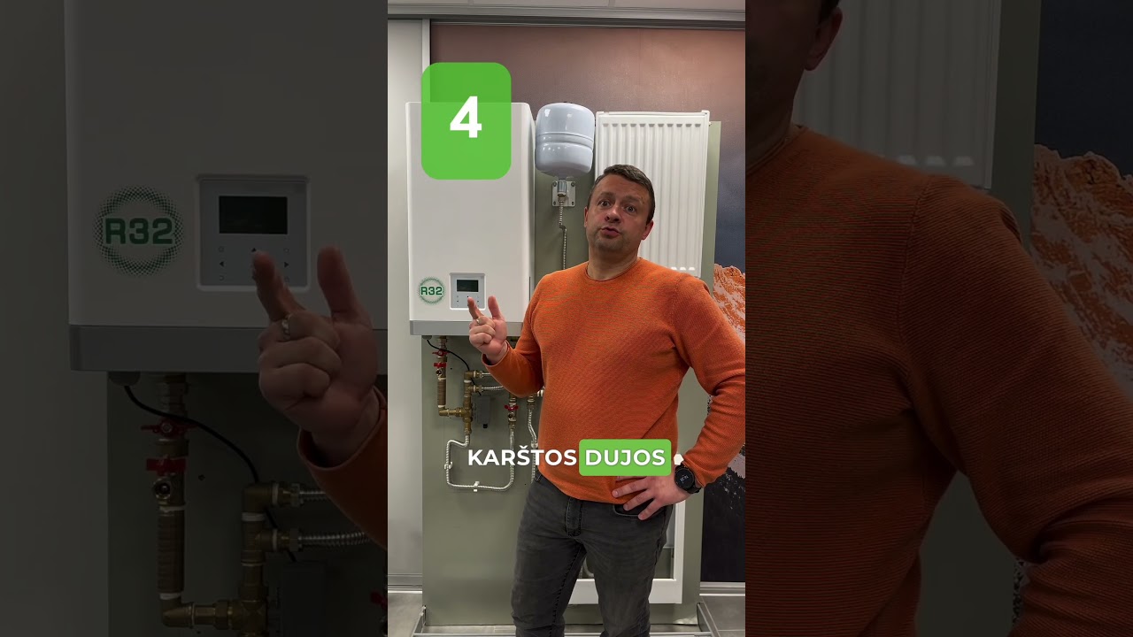 Kaip veikia šilumos siurblys oras - vanduo?