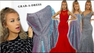 TRYING ON PROM DRESSES FROM GRAB-A-DRESS! Are they worth it?!