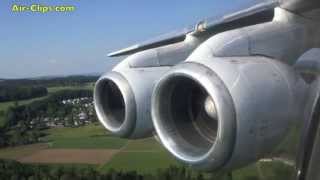 Swiss Avro RJ100 - stunning alpine approach into Zürich! [AirClips]