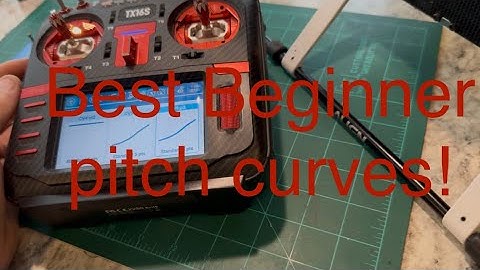 RC Heli basics, Beginner friendly pitch curves!