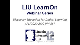 LearnOn Webinar - Discovery Education for Digital Learning - 4/1/2020