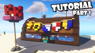 Minecraft | How To Build The Krusty Krab | Part 1