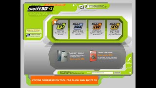 Swift 3D flash website in 2002