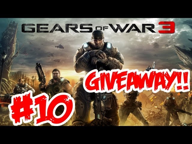Gears of War 3 Walkthrough Part 10 [ Act 2 - Chapter 1 ] HD - GIVEAWAY!! - Let's Play (Gameplay)