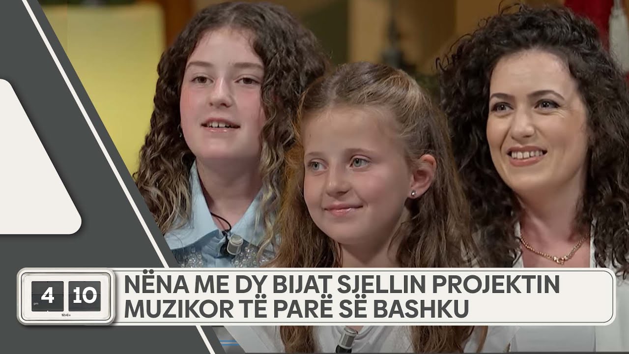 Nëna me dy bijat sjellin projektin muzikor të parë së bashku