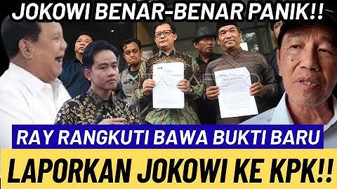 JOKOWI JADI TERSANGKA!? RAY RANGKUTI BAWA TEMUAN BARU, LAPORKAN JOKOWI KE KPK.. 