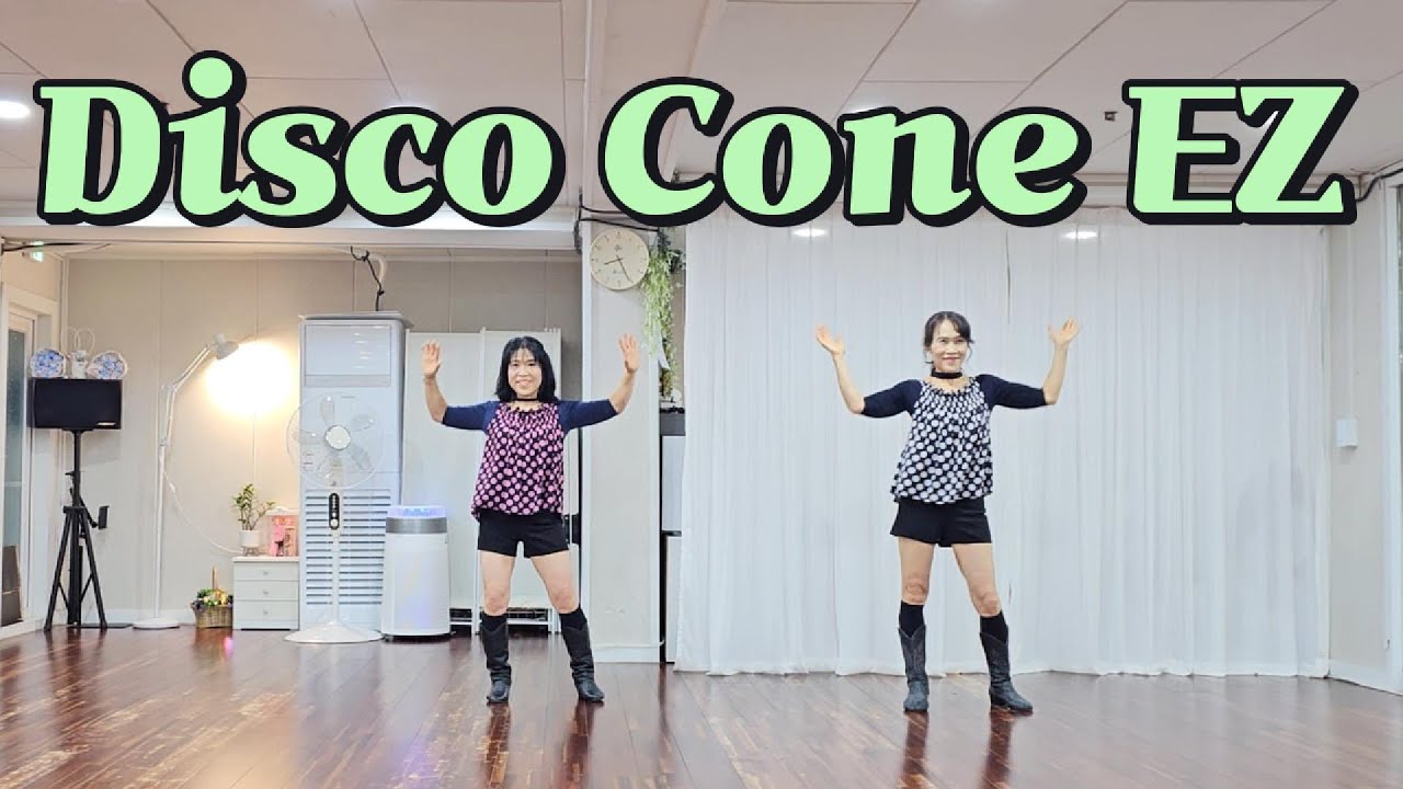 디스코 콘 이지 Disco Cone EZ | Linedance | Beginner | KARA