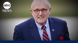 Rudy Giuliani concedes he made false statements about 2020 election workers