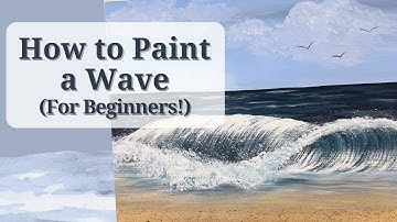 How to Paint a Wave (for Beginners!) 🎨🌊