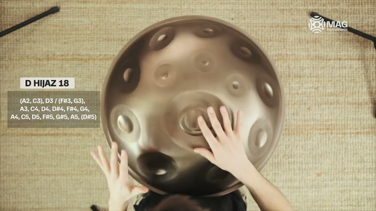 D Hijaz 18 Handpan - MAG Instruments - YouTube