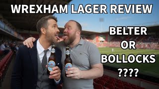 Wrexham Lager 4% lager Beer Review!