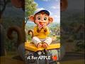 A for Apple #abcd alphabets #viral #Fruits #trending #youtubeshorts #For kids #eating