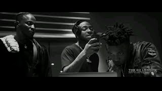 Rare clip of Peruzzi making songs for Davido in the studio