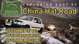 Forester, CRV RD1 & Ridgeline Exploring and Snow Camping