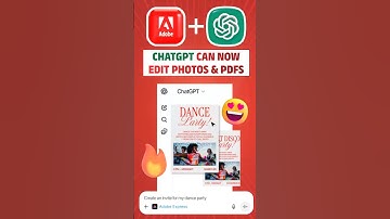Adobe + ChatGPT: 🔥 New Update — Now ChatGPT Can Edit Photos & PDFs! #chatgpt #adobe #AdobeFirefly