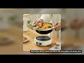 1.2L Folded Electric Cooking Pot Portable Multicooker Travel Rice Cooker Split Hot Pot 304 Stainless