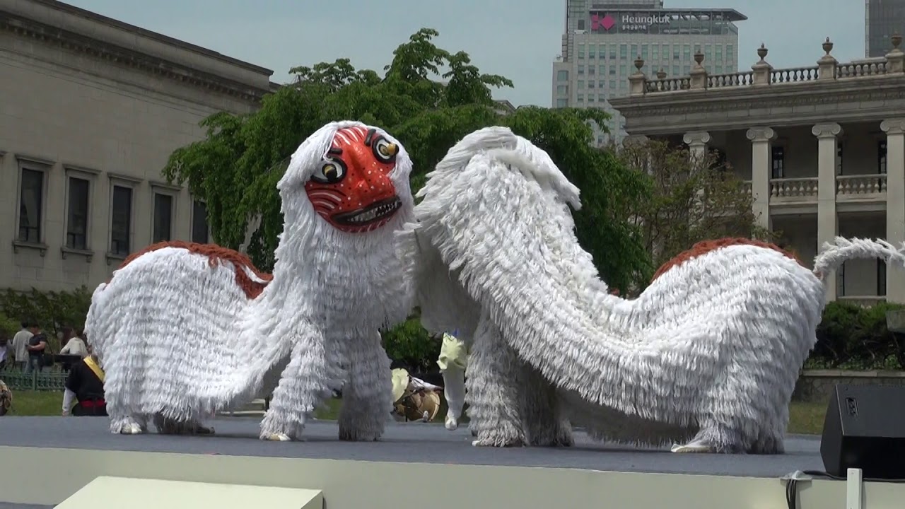 봉산탈춤 사자춤, 봉산탈춤전수교육조교 장용일, 무형문화유산공연 백희가무, 제3회 궁중문화축전 20170504