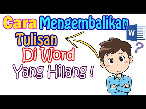 Video: Cara Memulihkan Teks