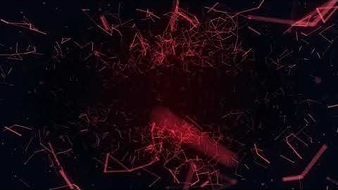 Red Dots and Lines Digital Plexus Abstract Background Seamless Loop