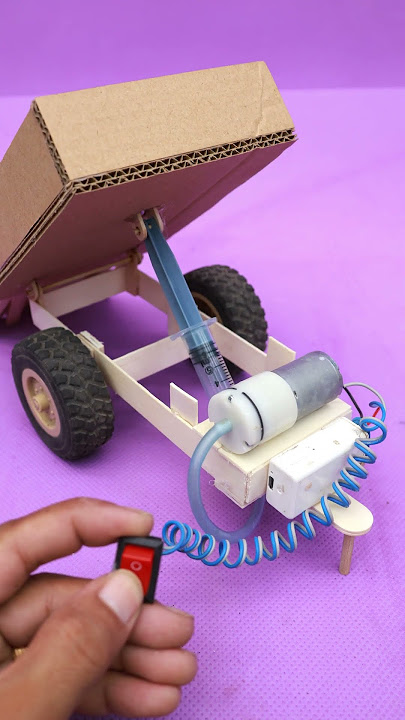 DIY Hydraulic Tractor Trolley #shorts