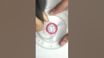 Serene ASMR Spirograph Art | Gentle Drawing Sounds for Sleep. #shorts  #spirogragh  #2024  #ASMR