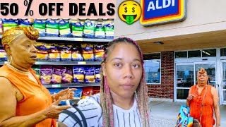 Walked Into ALDI AND GRABBED EVERY 50% OFF FOOD ITEMS THEY HAD 🤑
