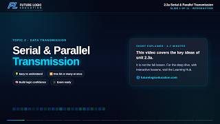 2.3 Serial vs Parallel Transmission Explained | IGCSE Computer Science 0478