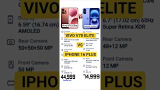 VIVO V70 ELITE VS IPHONE 16 PLUS !! #shorts #trending #viral #youtubeshorts #ytshorts #funny #love