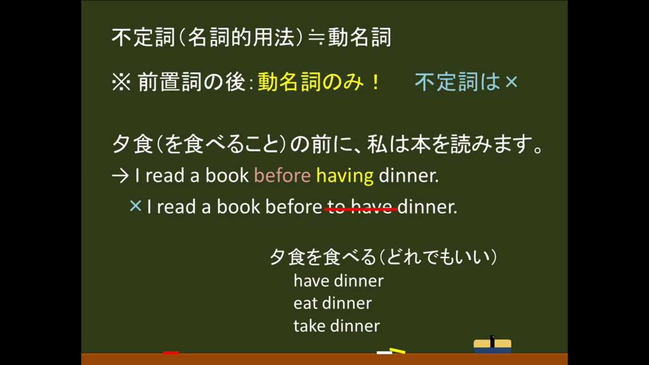 中２英語 不定詞と動名詞 前置詞の後は動名詞 オンライン無料塾 ターンナップ Youtube