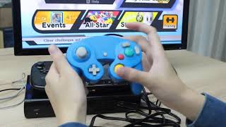 Gamecube Controller Adapter. Super Smash Bros Switch Gamecube Adapter for WII U, PC. Support Reviews