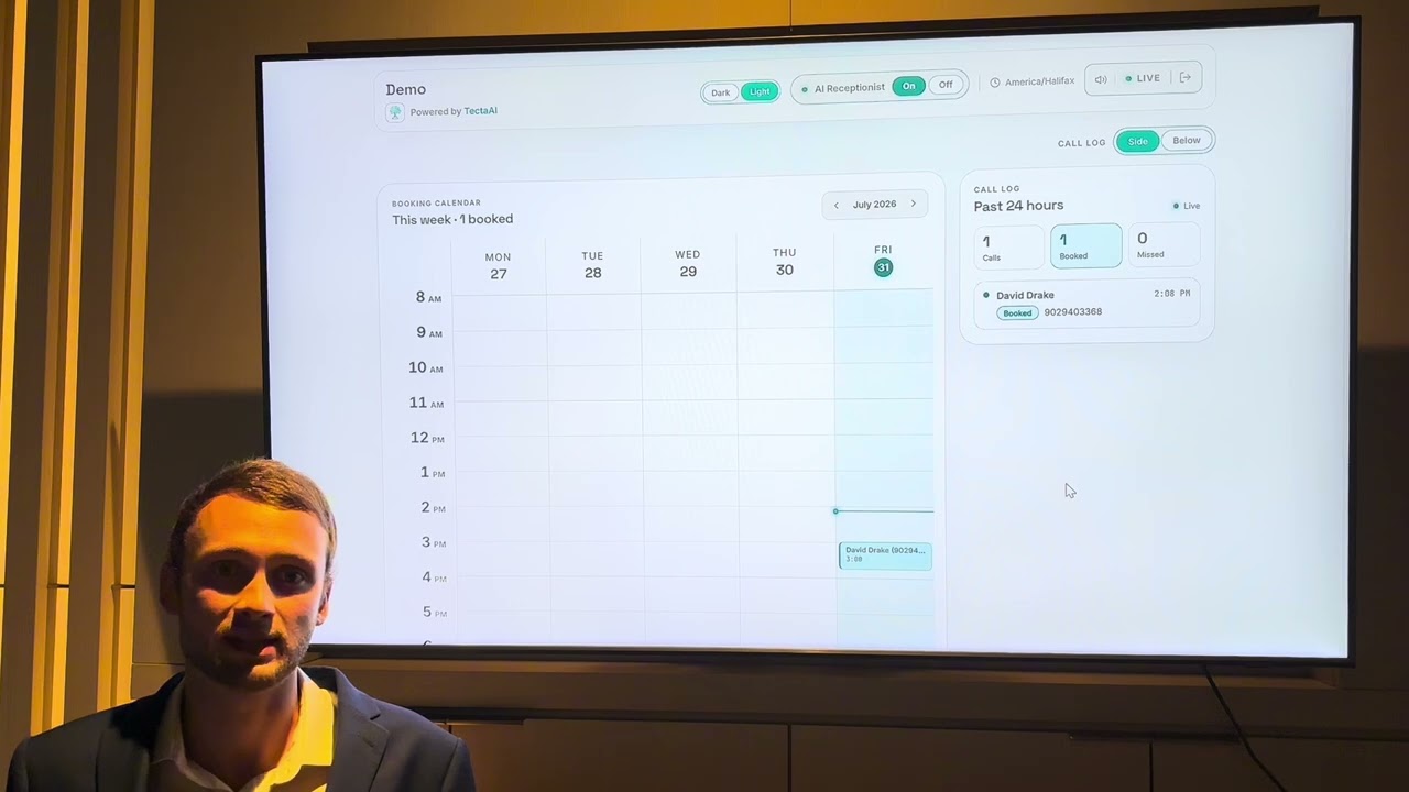 Appointment AI Voice Agent demo video thumbnail