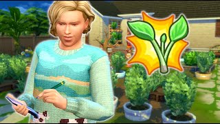 What happens when you max out the gardening skill in the sims 4?