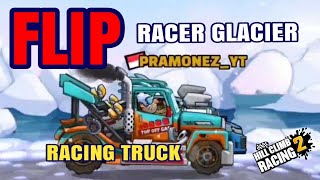 RACING TRUCK (FLIP) Racer Glacier - Hill Climb Racing 2 screenshot 2