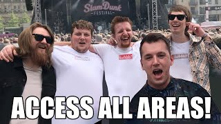 WE GOT ACCESS ALL AREAS PASSES TO THIS FESTIVAL! | Slam Dunk 2018