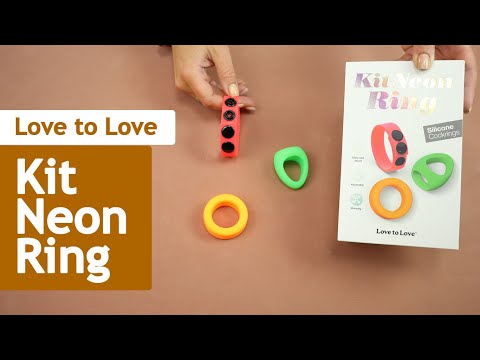 Love to Love: Kit Neon Ring - набор ярких силиконовых эрекционных колец