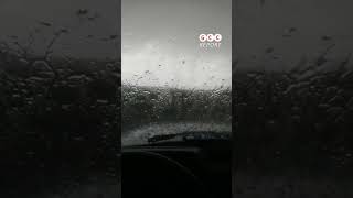 Large hailstorm hits Kresttsy village, Novgorod Region, RussiaApril 21, 2025