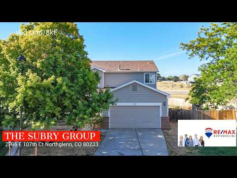 2796 E 107th Ct, Northglenn, CO home video tour